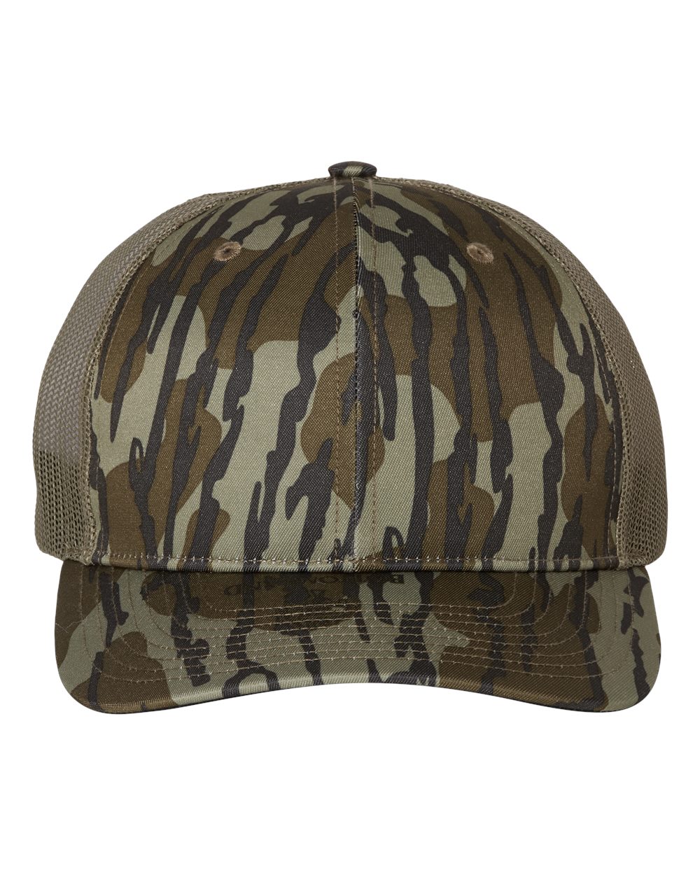Custom Richardson 112P Camo Leather Patch Hat