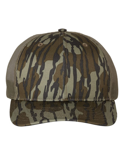 Custom Richardson 112P Camo Leather Patch Hat