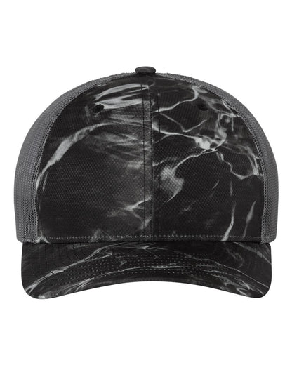 Custom Richardson 112P Camo Leather Patch Hat