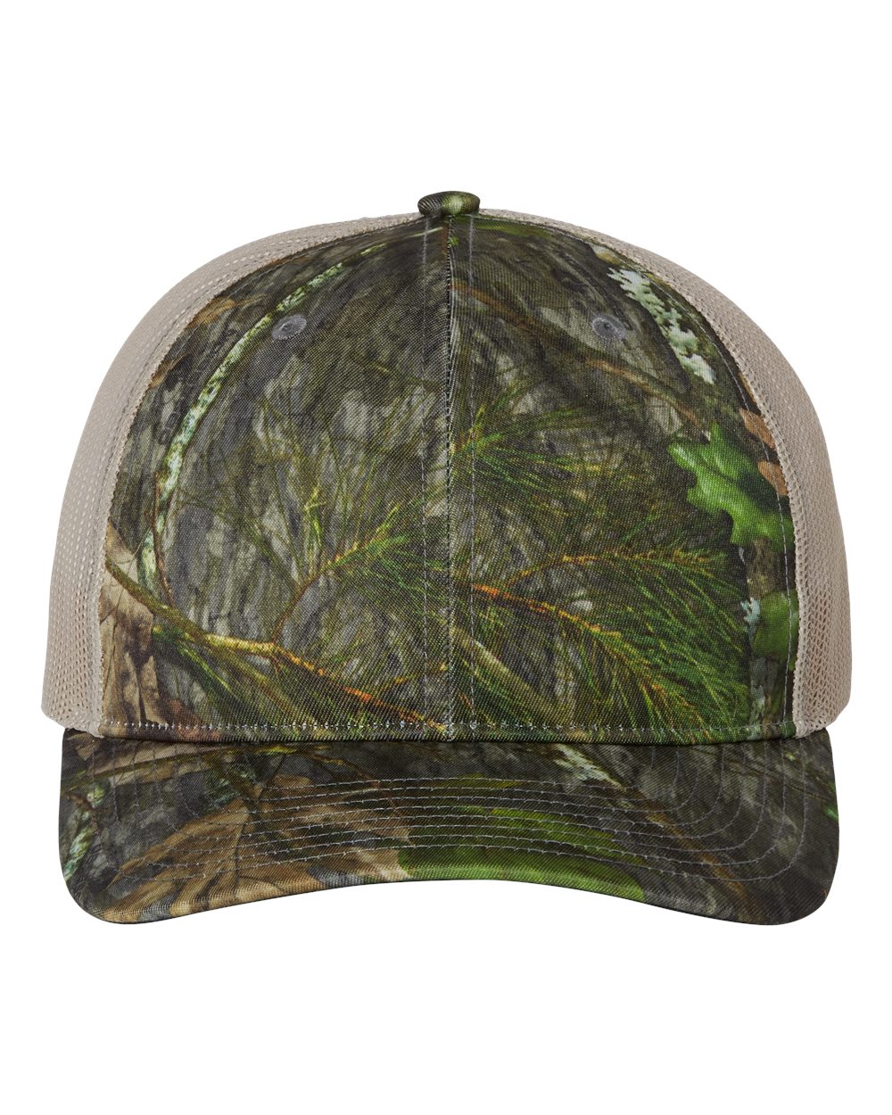 Custom Richardson 112P Camo Leather Patch Hat
