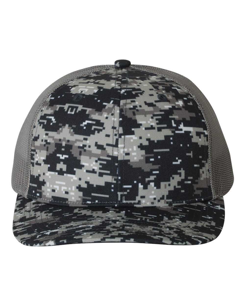 Custom Richardson 112P Camo Leather Patch Hat