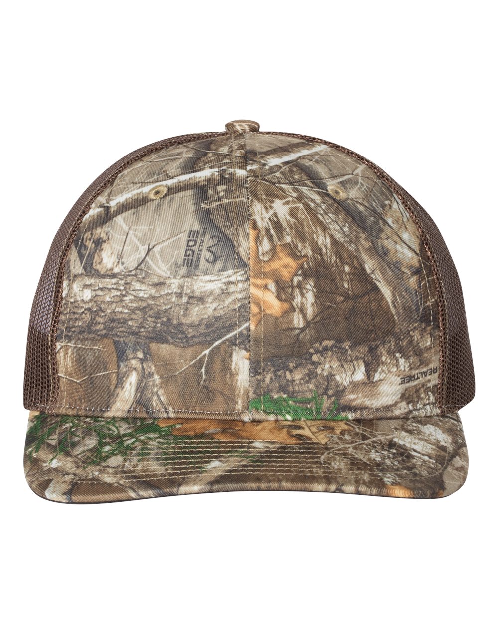 Custom Richardson 112P Camo Leather Patch Hat