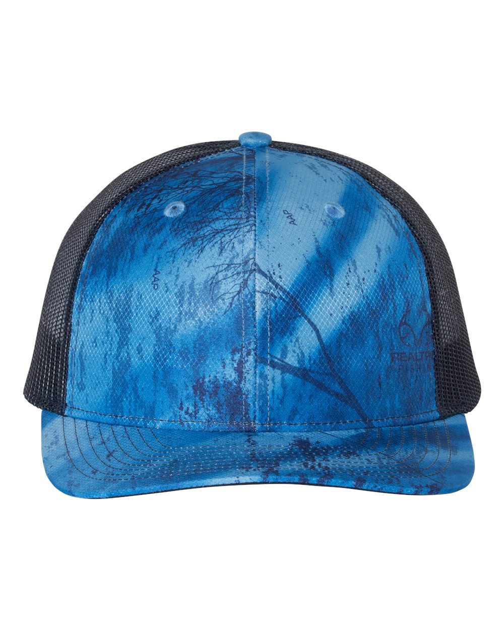 Custom Richardson 112P Camo Leather Patch Hat