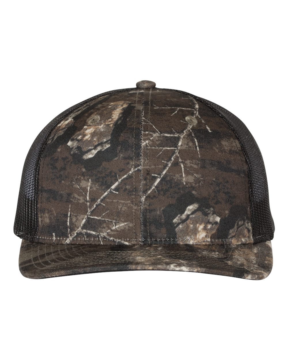 Custom Richardson 112P Camo Leather Patch Hat