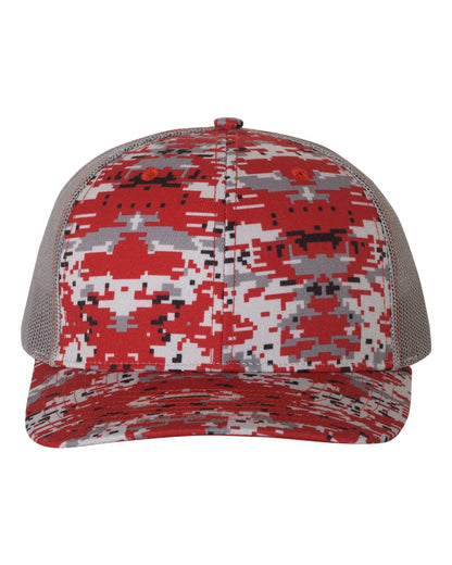 Custom Richardson 112P Camo Leather Patch Hat