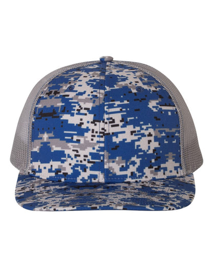 Custom Richardson 112P Camo Leather Patch Hat
