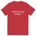 Georgia Bulldogs Them Dawgs is Hell t-shirt in red